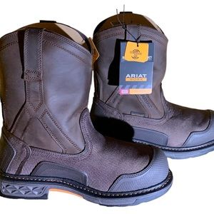 Ariat Work Boots Overdrive XTR Waterproof Composite Toe Size 9 Medium (D) New
